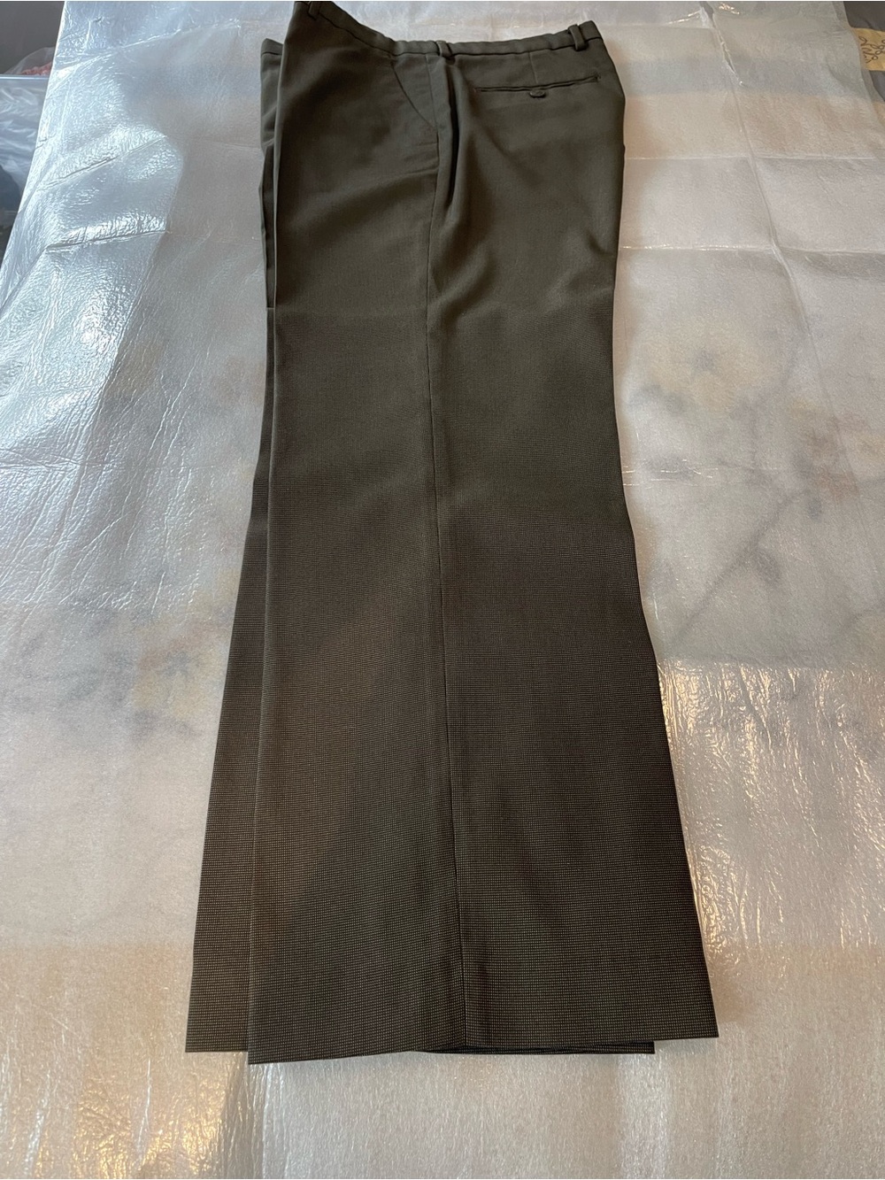 Perry Ellis Men's Dress Pants in Brown 33x32 Classic Fit